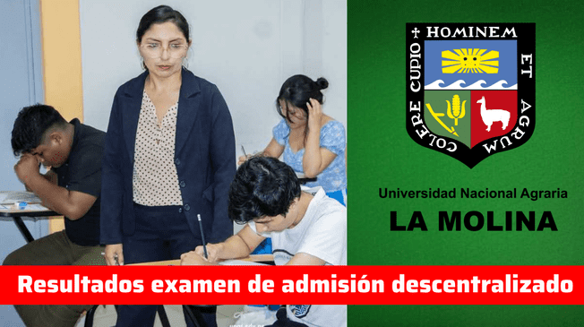 Consulta los resultados del examen de admisión de la Universidad Agraria La Molina.