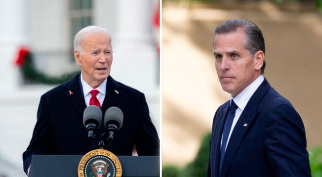 Joe Biden indultó a su hijo Hunter, involucrado en asuntos ilícitos.