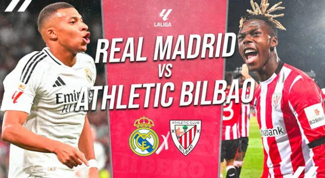 Real Madrid vs. Athletic Bilbao juegan este domingo por LaLiga