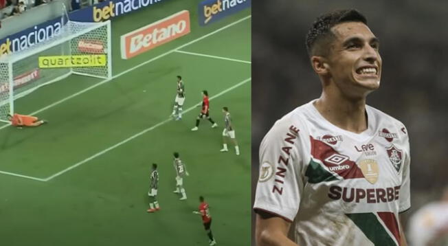 Kevin Serna recibió críticas en el partido Fluminense vs. Paranaense.