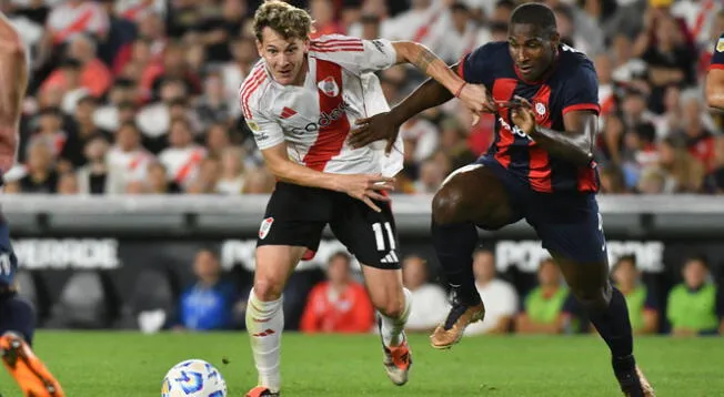 River Plate no pudo en casa ante San Lorenzo y empató 1-1.