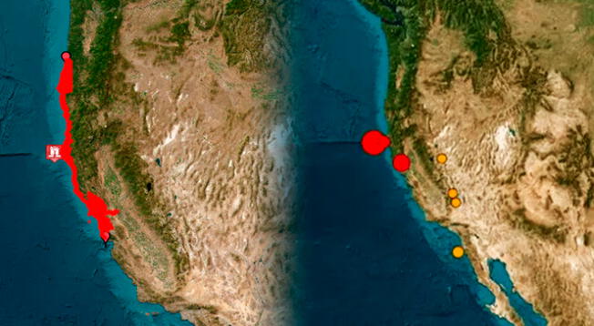 Terremoto en EE.UU: aquì la magnitud y más información sobre la alerta de tsunami.