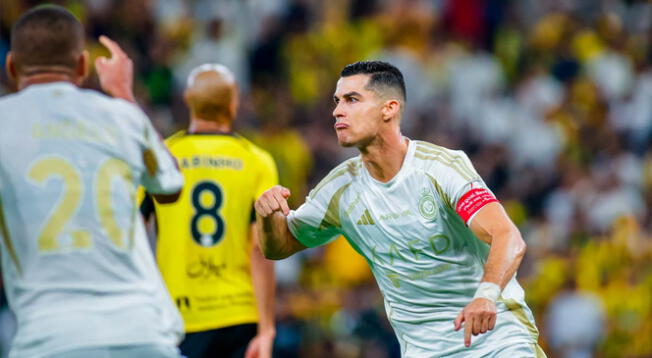 Cristiano Ronaldo marcó en duelo Al Ittihad vs Al Nassr.