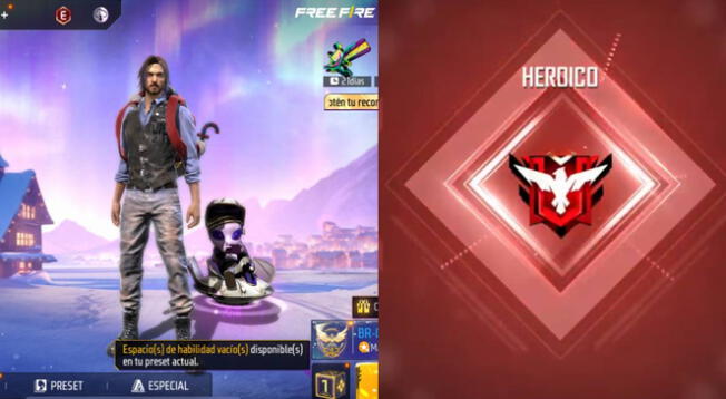 Así podrás subir al rango Heroico en Free Fire de forma sencilla en el battle royale