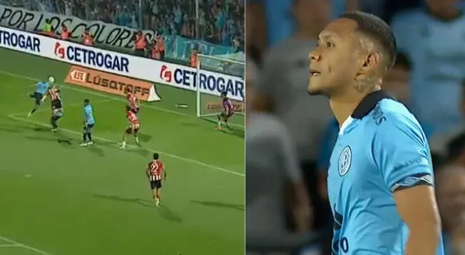 Bryan Reyna y un golazo para salvar a Belgrano frente a Estudiantes.