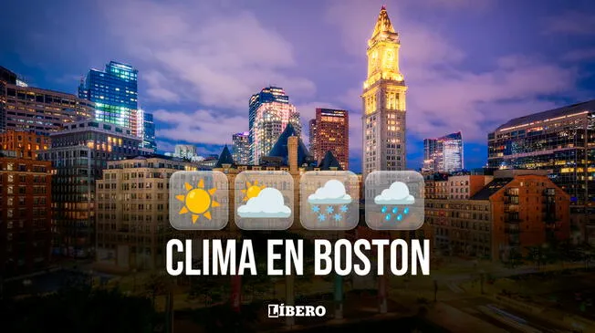 Clima y pronóstico del tiempo en Boston hoy, jueves 19 de diciembre de 2024, según National Weather Service. | Foto: Composición Líbero