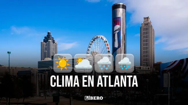 Clima y pronóstico del tiempo en Atlanta hoy, jueves 19 de diciembre de 2024, según National Weather Service. | Foto: Composición Líbero