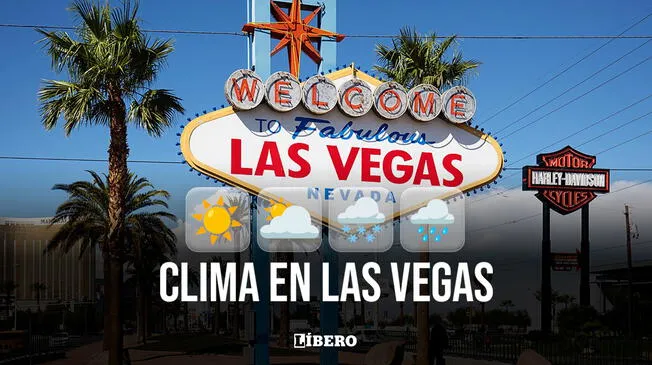 Clima y pronóstico del tiempo en Las Vegas hoy, jueves 19 de diciembre de 2024, según National Weather Service. | Foto: Composición Líbero