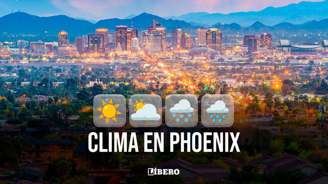 Clima de hoy Phoenix pronostico para el 20 de diciembre segun National Weather Service pronostico del tiempo de manana y noche LBEUC