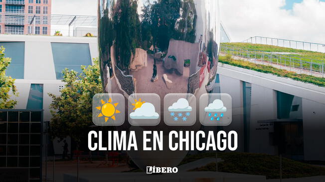 Clima y pronóstico del tiempo en Chicago hoy, jueves 19 de diciembre de 2024, según National Weather Service. | Foto: Composición Líbero