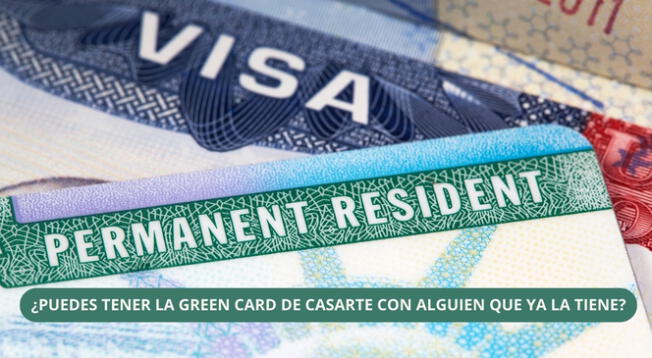 Siempre que sea elegible, puedes solicitar la Green Card si te casas con alguien que ya cuenta con una.