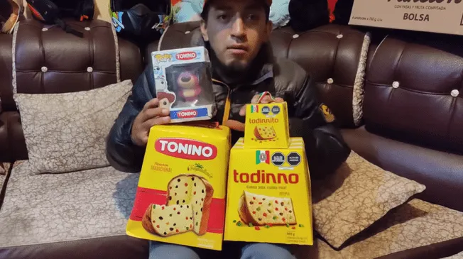 Youtuber se inclinó por el sabor y textura del panetón peruano. Conoces sus razones.