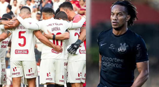 André Carrillo llamó la atención de los hinchas con inesperado mensaje.