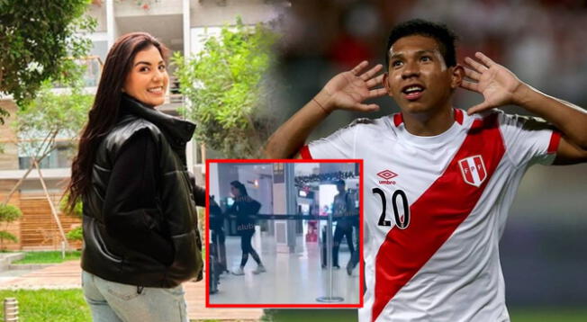 Ana Siucho y Edison Flores fueron captados juntos en viaje