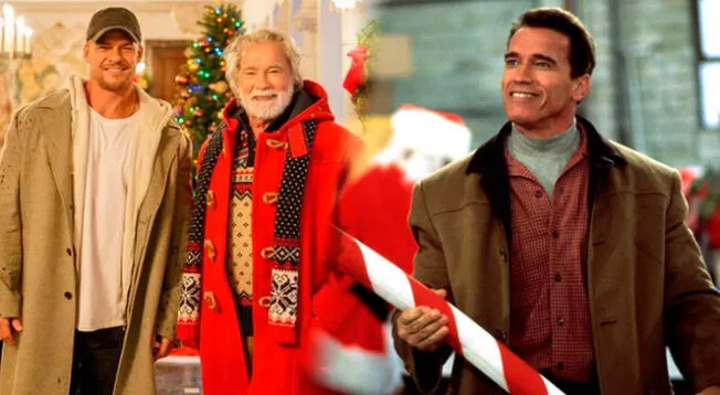 Arnold Schwarzenegger se transforma en Papá Noel en la comedia 'El hombre de la bolsa'.