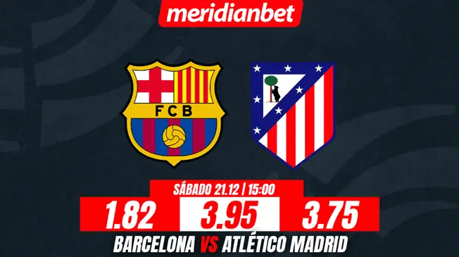 Con Barcelona liderando la tabla y Atlético en crecimiento, el encuentro promete una competencia intensa. Fuente: Difusión.