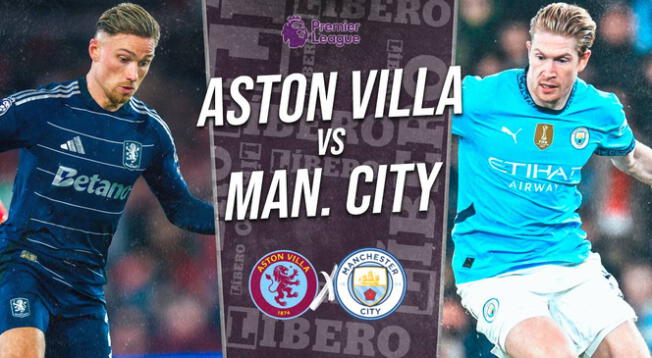 Aston Villa vs. Manchester City EN VIVO.