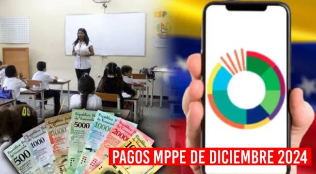 PAGOS de MPPE de diciembre 2024 en Venezuela