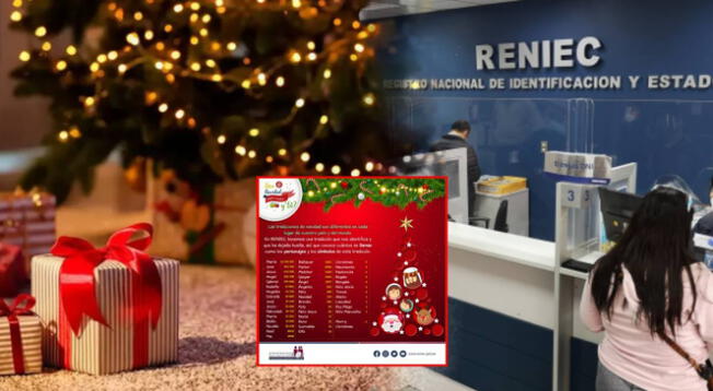 Reniec: REVISA cuáles son los nombres más populares relacionados con Navidad