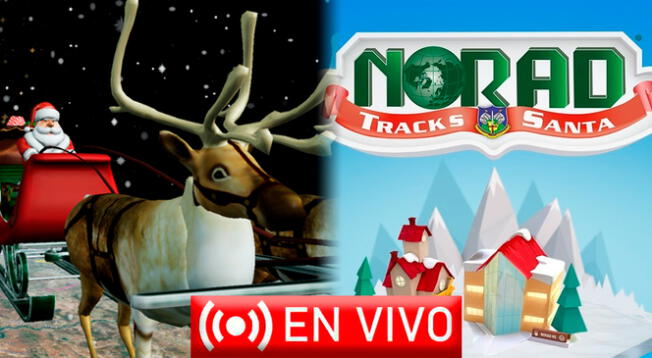 ¿Por dónde está viajando Santa Claus hoy? No te pierdas su recorrido vía NORAD.