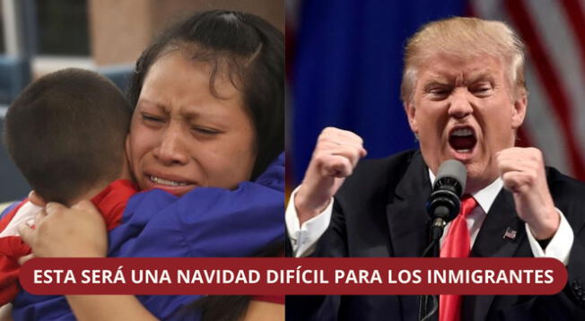 Las deportaciones masivas de Donald Trump siembran miedo e incertidumbre en la comunidad inmigrante de Estados Unidos en estas épocas festivas.