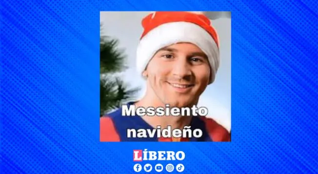 Messi con el espíiritu navideño será ideal para compartir en familia.