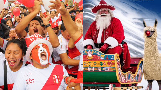 Peruanos navideños disfrutan y hacen gala de su nombre en Nochebuena.