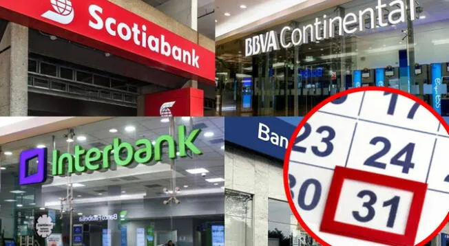 Horario de atención de los bancos en Perú: revisa si cambiarán este 31 de diciembre