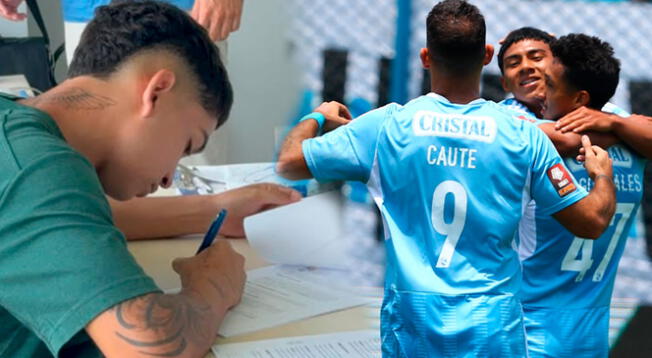 Talentoso atacante firmó con Sporting Cristal y emocionó a Maxloren Castro