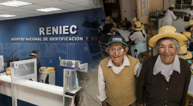 El beneficio al que pueden acceder los adultos mayores en RENIEC