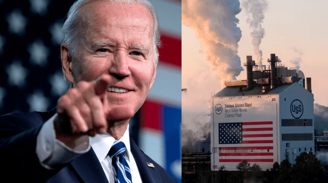 Biden subrayó que una sólida industria del acero nacional es crucial para la seguridad nacional y las cadenas de suministro del país.