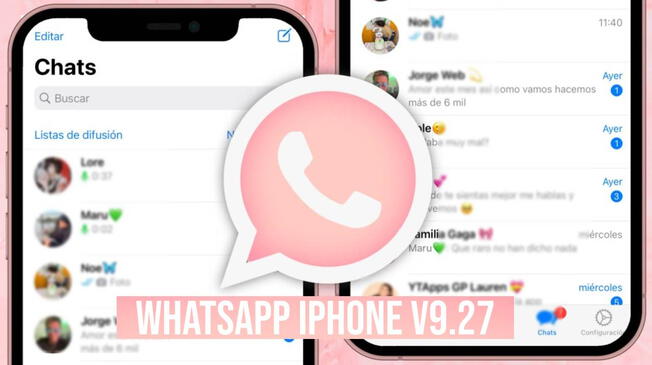 Descarga GRATIS la última versión WhatsApp iPhone V9.27 que es compatible con Android para enero 2025