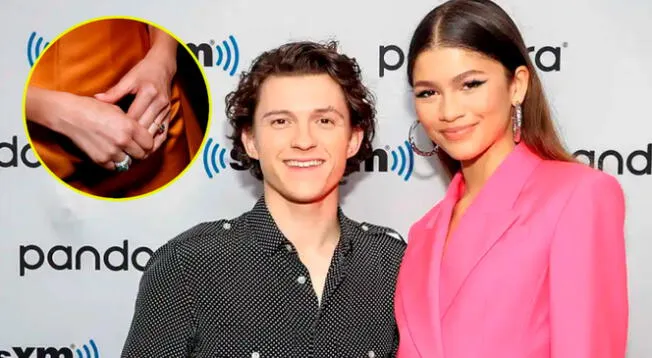 Zendaya y Tom Holland se COMPROMETIERON, según TMZ: actriz lució llamativo anillo en reciente ceremonia.