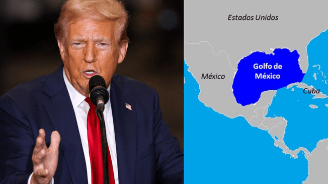 Trump desafía el Golfo de México con posible cambio de nombre.