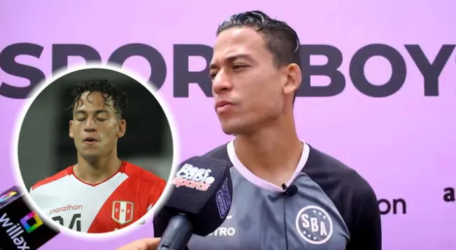 Cristian Benavente hace fuerte comentario sobre volver a la selección peruana.