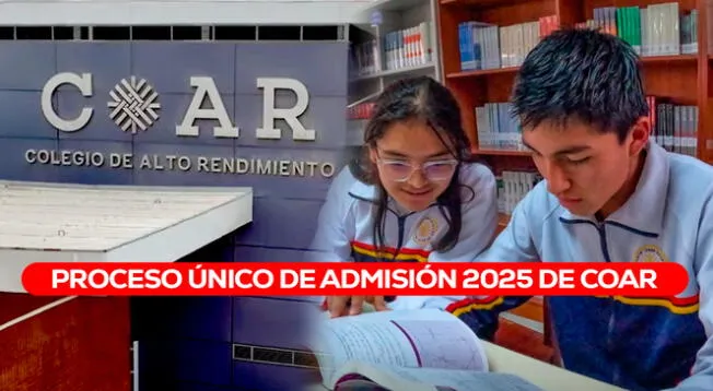 Los 25 COAR inician la etapa de inscripción del Proceso Único de Admisión 2025.