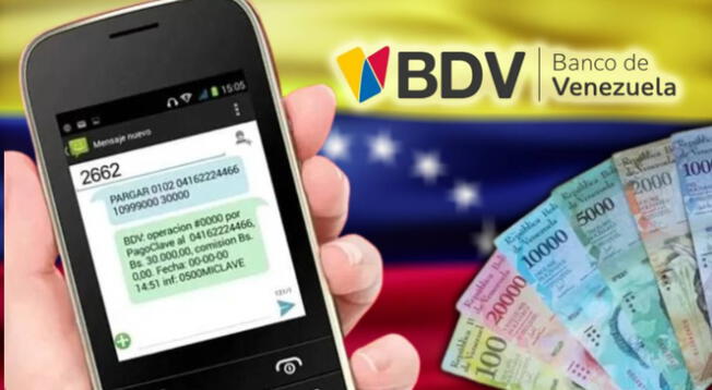 Así puedes hacer el pago móvil por mensaje de texto y BDV en línea.