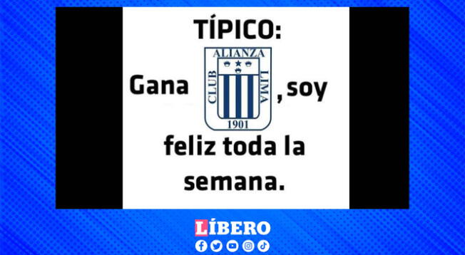 Los memes que dejó el partido de Alianza Lima.