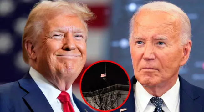 Trump sorprende con esta acción con la BANDERA estadounidense tras medida de Biden y muerte de Carter.