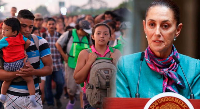 Presidenta de México defiende a migrantes de su país en EEUU y hace promesa.