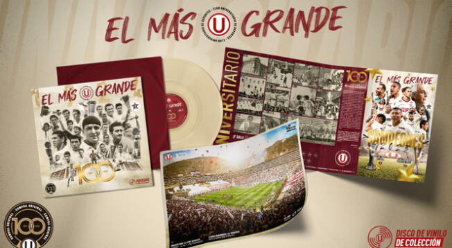 Disco de vinilo que celebra el centenario de Universitario es uno de los más vendidos en Perú