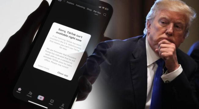 Donald Trump intervendrá en problema de EE.UU. con TikTok.