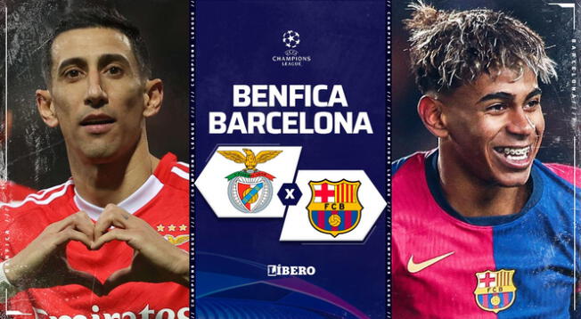 Benfica recibe a Barcelona por la UEFA Champions League.