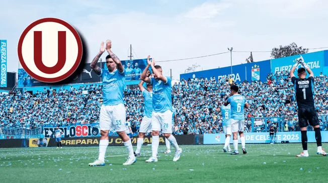 Exfigura de Universitario se hizo presente en la Tarde Celeste con camiseta de Sporting Cristal.