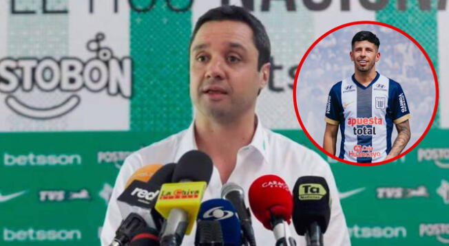 Presidente de Atlético Nacional se pronunció sobre llegada de Pablo Ceppelini a Alianza Lima