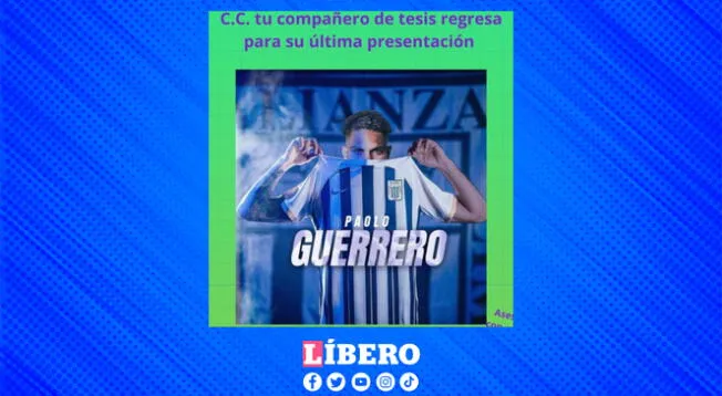 Paolo Guerrero no estuvo presente en el partido contra Deportivo Morón.