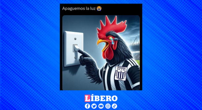 Alianza Lima es recordado en los memes peruanos e internacionales por la 'maldición' y el 'apagón'.