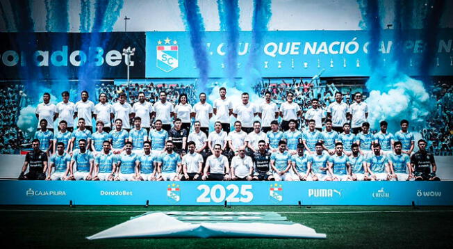 Sporting Cristal en la Tarde Celeste 2025.