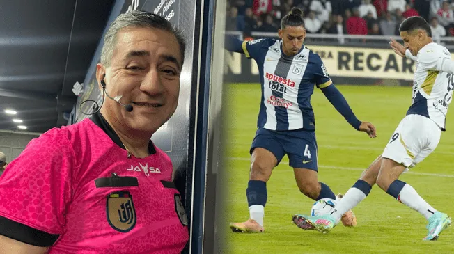 El exárbitro Byron Moreno pitó el amistoso entre Alianza Lima y Liga de Quito.