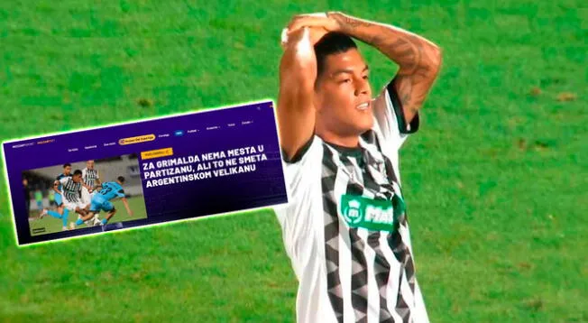 Joao Grimaldo fue criticado duramente en Serbia tras salida de Partizan.